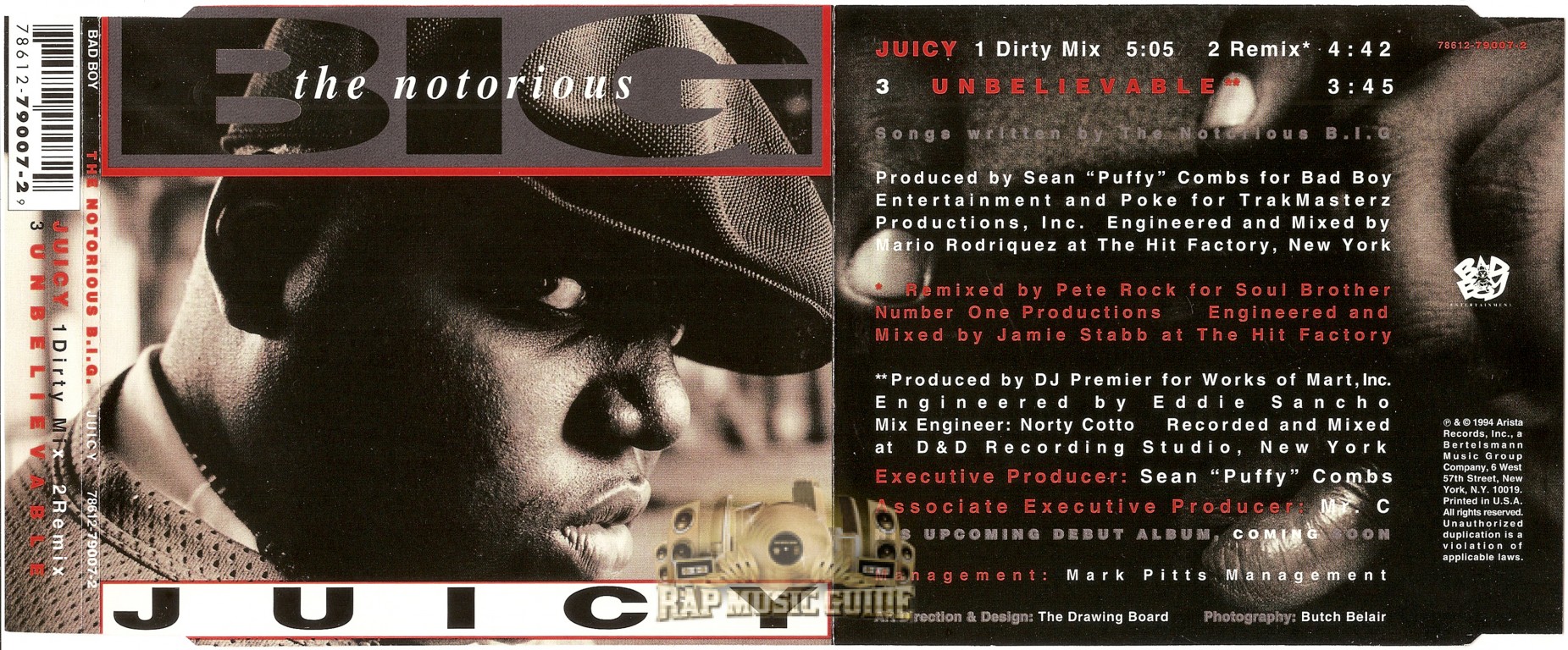 ファクトリーアウトレット BadBoy Records The Notorious BIG Juicy